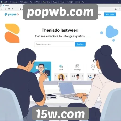 Experiência do usuário no site popwb.com